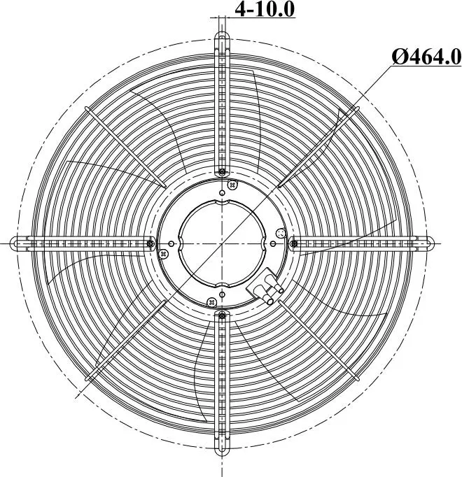 Φ 400mm Ec Axial Fan